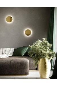 MOOSEE lampa ścienna SHADOW SUN 25 złota