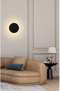 MOOSEE lampa ścienna SHADOW SUN 30        czarna