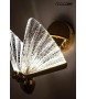 MOOSEE lampa ścienna BUTTERFLY M złota
