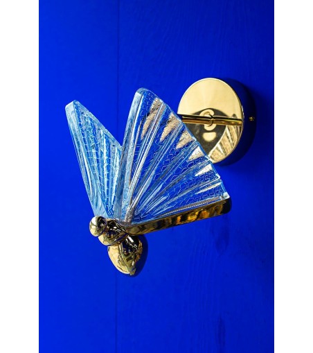 MOOSEE lampa ścienna BUTTERFLY M złota