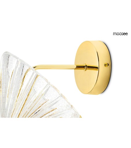 MOOSEE lampa ścienna BUTTERFLY S złota