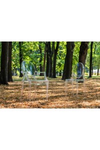 Krzesło VICTORIA transparentne - poliwęglan