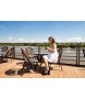 Krzesło ogrodowe CAFE PARIS brązowe       rattan