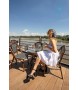 Krzesło ogrodowe CAFE PARIS brązowe       rattan