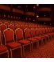 Krzesło bankietowe / konferencyjne HEROS  czerwone / złote