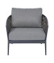 FOTEL CORA ANTRACYT 82X88X75 CM 