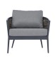 FOTEL CORA ANTRACYT 82X88X75 CM 