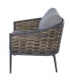 FOTEL CORA ANTRACYT 82X88X75 CM 