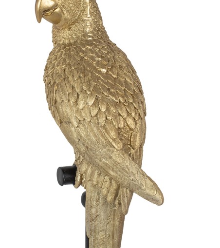 KARE dekoracja stojąca PARROT 116 cm złota