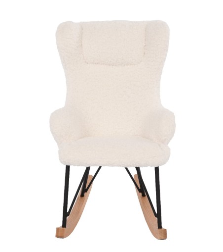 FOTEL BUJANY DZIECIĘCY CUDDLY BIAŁY 43X67X67CM MILOO HOME 