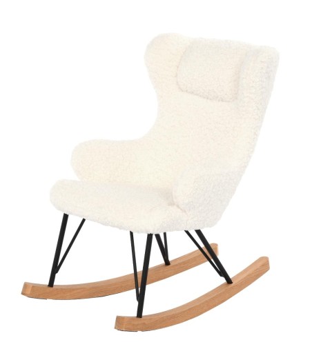 FOTEL BUJANY DZIECIĘCY CUDDLY BIAŁY 43X67X67CM MILOO HOME 