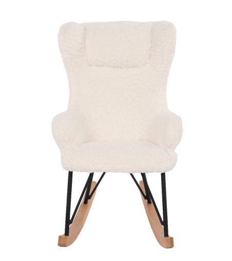 FOTEL BUJANY DZIECIĘCY CUDDLY BIAŁY 43X67X67CM MILOO HOME 