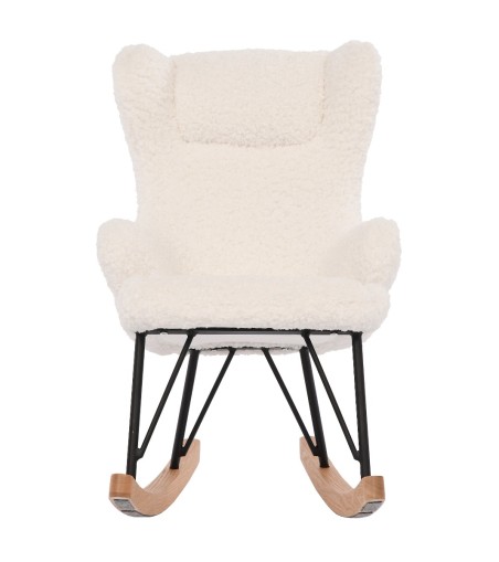 FOTEL BUJANY DZIECIĘCY CUDDLY BIAŁY 43X67X67CM MILOO HOME 