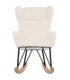 FOTEL BUJANY DZIECIĘCY CUDDLY BIAŁY 43X67X67CM MILOO HOME 