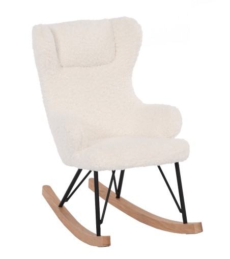 FOTEL BUJANY DZIECIĘCY CUDDLY BIAŁY 43X67X67CM MILOO HOME 
