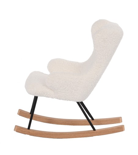 FOTEL BUJANY DZIECIĘCY CUDDLY BIAŁY 43X67X67CM MILOO HOME 