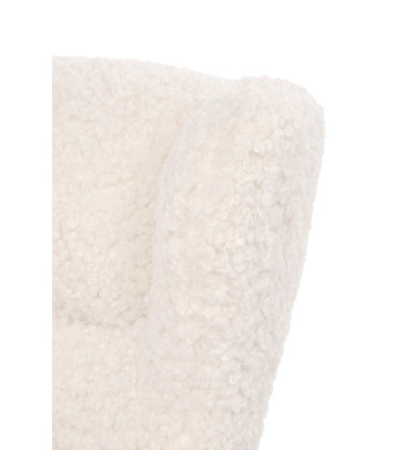FOTEL BUJANY DZIECIĘCY CUDDLY BIAŁY 43X67X67CM MILOO HOME 