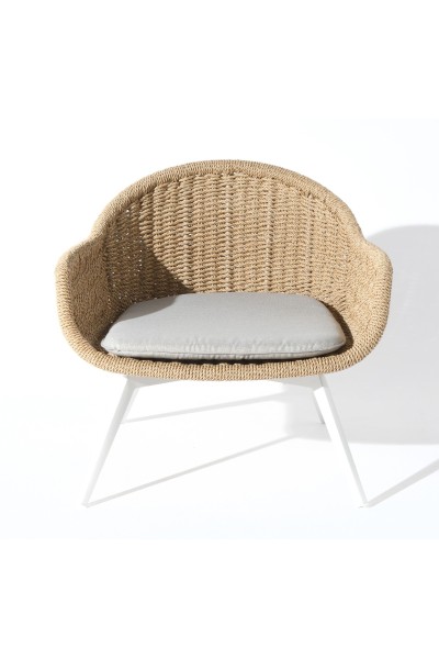 FOTEL OGRODOWY BATI BEŻOWY 82X70X47 CM MILOO HOME 