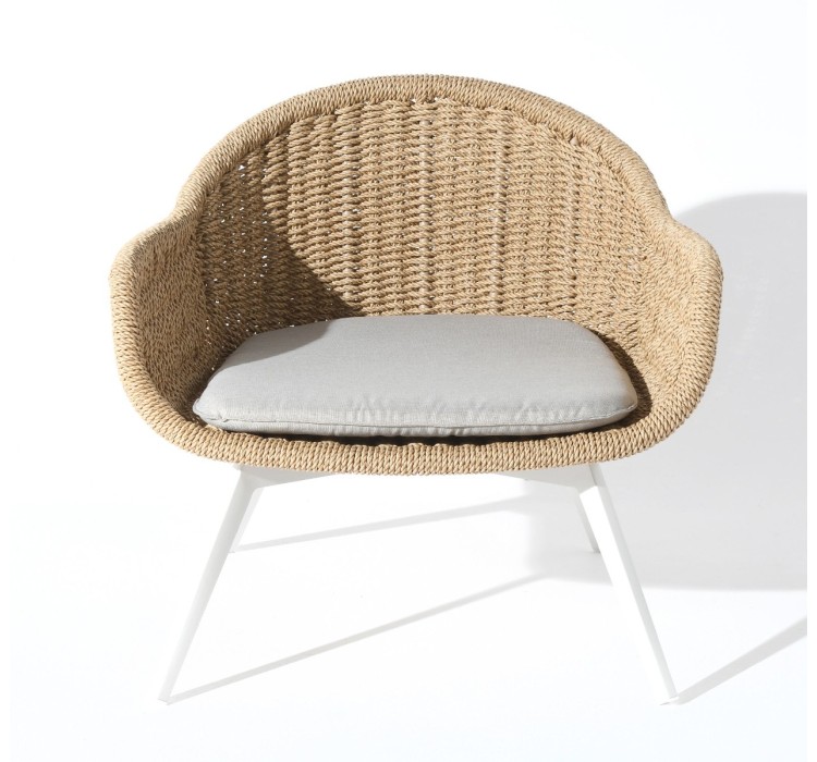 FOTEL OGRODOWY BATI BEŻOWY 82X70X47 CM MILOO HOME 
