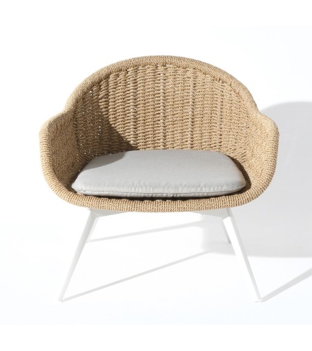 FOTEL OGRODOWY BATI BEŻOWY 82X70X47 CM MILOO HOME 
