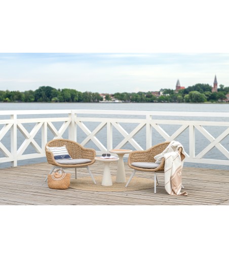 FOTEL OGRODOWY BATI BEŻOWY 82X70X47 CM MILOO HOME 