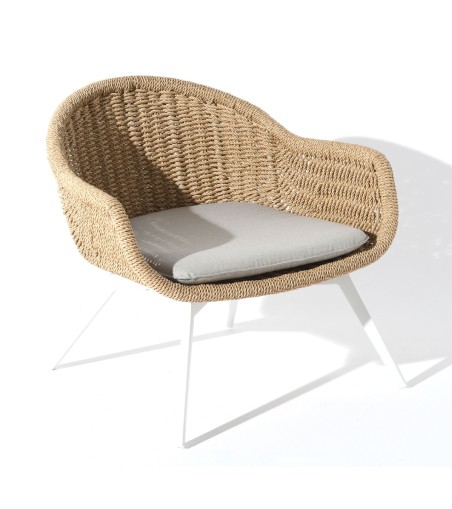 FOTEL OGRODOWY BATI BEŻOWY 82X70X47 CM MILOO HOME 