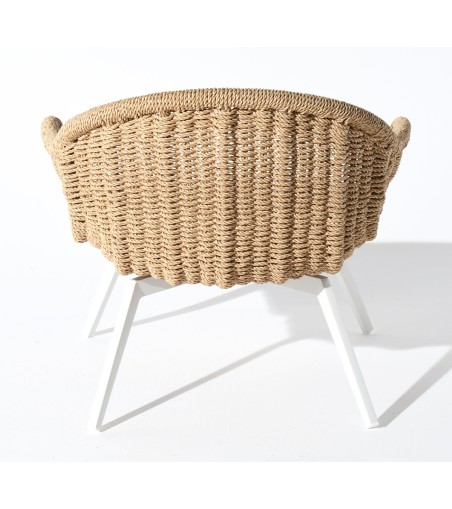 FOTEL OGRODOWY BATI BEŻOWY 82X70X47 CM MILOO HOME 