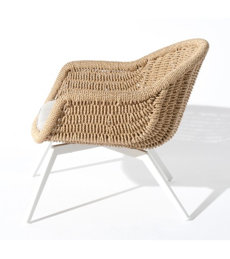 FOTEL OGRODOWY BATI BEŻOWY 82X70X47 CM MILOO HOME 