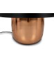 KARE lampa stołowa MUSHROOM miedziana / czarna 44 cm