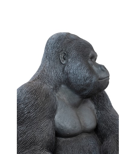 KARE dekoracja stojąca GORILLA XL 76cm czarna
