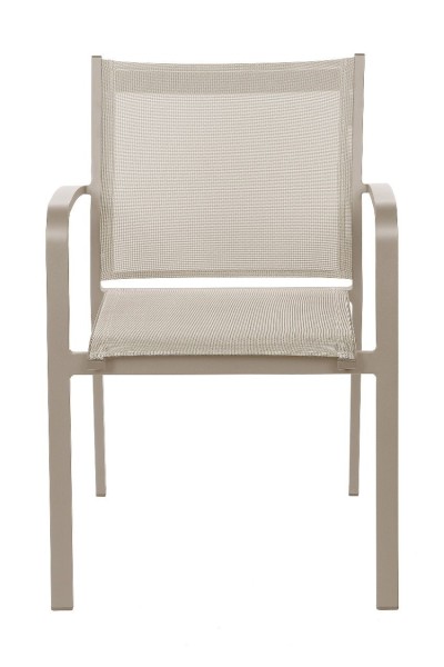 KRZESŁO OGRODOWE FARO BEŻOWE 57X63X83CM MILOO HOME 