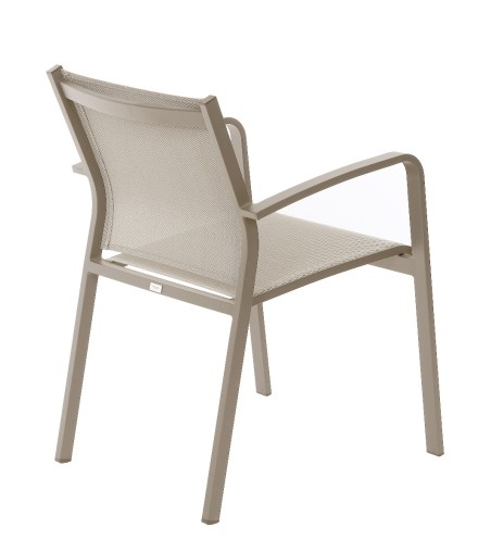 KRZESŁO OGRODOWE FARO BEŻOWE 57X63X83CM MILOO HOME 