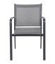 KRZESŁO OGRODOWE FARO SZARE 57X63X83CM MILOO HOME 