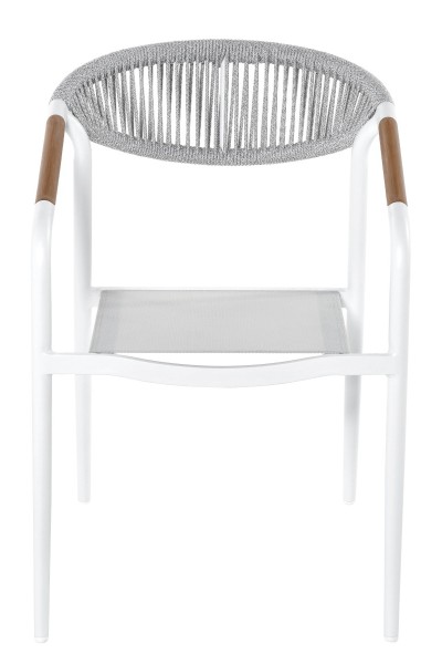 KRZESŁO OGRODOWE LANTICA BIAŁE 56X64X80CM MILOO HOME 