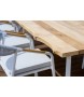KRZESŁO OGRODOWE LANTICA BIAŁE 56X64X80CM MILOO HOME 
