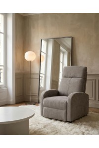 Fotel rozkładany RELAX PREMIUM jasny szary King Home