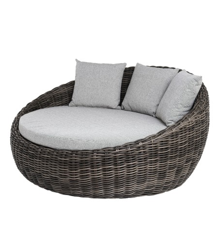 ŁÓŻKO DZIENNE OGRODOWE MAJE GREY 186X183X90CM MILOO HOME 