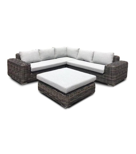 ZESTAW OGRODOWY MAJE GREY 4-ELEMENTY 267X267X73CM MILOO HOME 