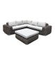 ZESTAW OGRODOWY MAJE GREY 4-ELEMENTY 267X267X73CM MILOO HOME 