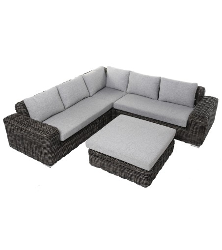 ZESTAW OGRODOWY MAJE GREY 4-ELEMENTY 267X267X73CM MILOO HOME 