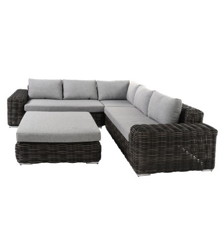 ZESTAW OGRODOWY MAJE GREY 4-ELEMENTY 267X267X73CM MILOO HOME 