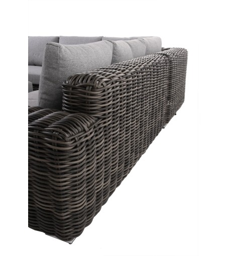ZESTAW OGRODOWY MAJE GREY 4-ELEMENTY 267X267X73CM MILOO HOME 