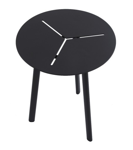 STOLIK KAWOWY KAMPALA BRĄZ 40X40X50 CM MILOO HOME 