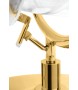 Fotel BUBBLE STAND 2 GOLD VELVET poduszka czarna