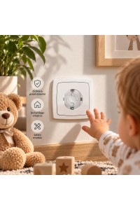 Zabezpieczenia do gniazdka SHP Child Protect BUZZ biały 10 szt