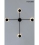 MOOSEE lampa ścienna SHADOW 4 CLOSE czarna