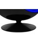 Fotel BALL BLACK niebieski