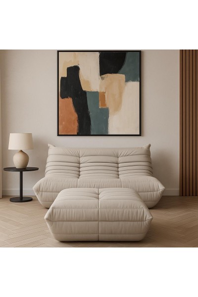 Zestaw Nua N24-4 Sofa + Podnóżek Nua N22-4