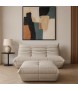Zestaw Nua N24-4 Sofa + Podnóżek Nua N22-4