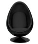 Fotel OVALIA BLACK czarny